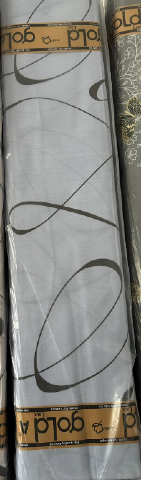 Тканина для постільної білизни Бязь "Gold" Lux GL4047GREY