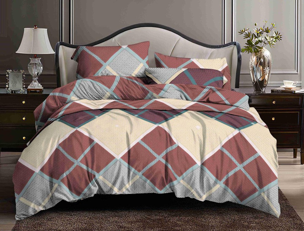 Двоспальний набір постільної білизни 180*220 із полікотону №200167 Черешенька™