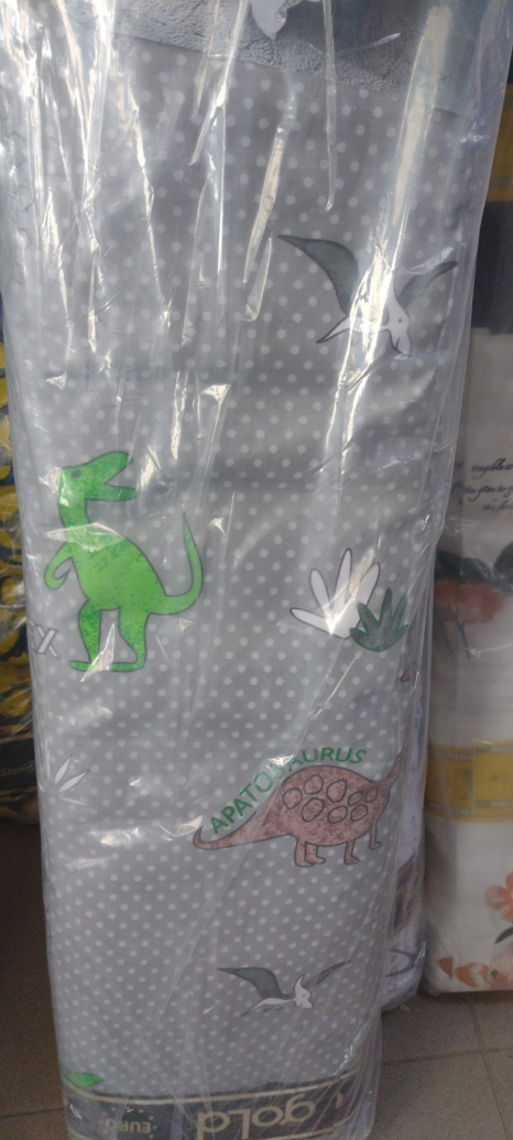 Ткань для постельного белья Бязь "Gold" Lux детская GLB179grey