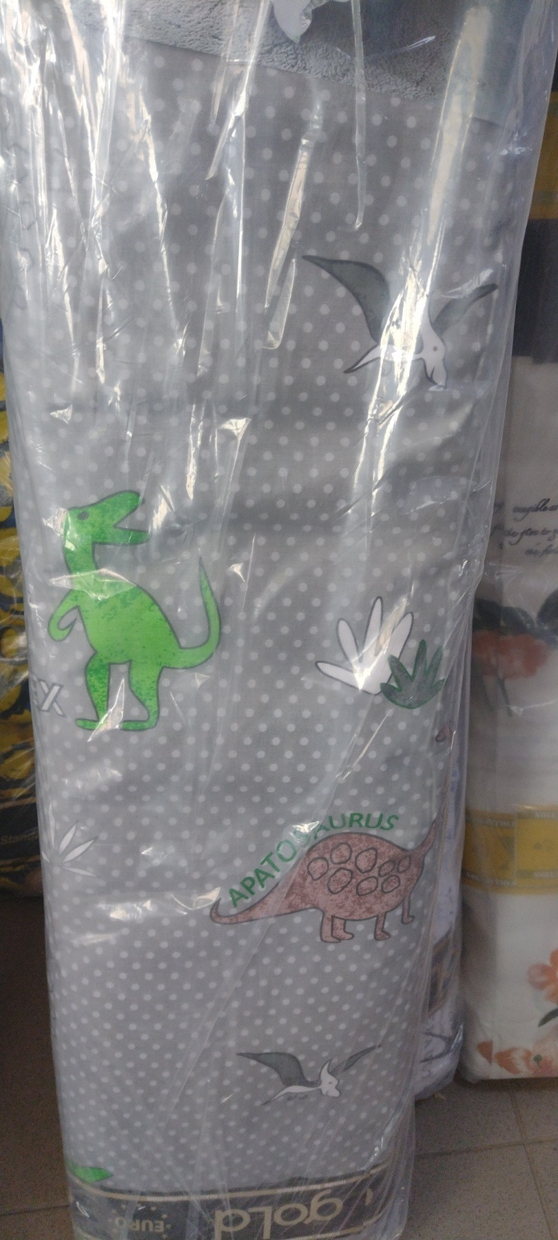 Ткань для постельного белья Бязь "Gold" Lux детская GLB179grey