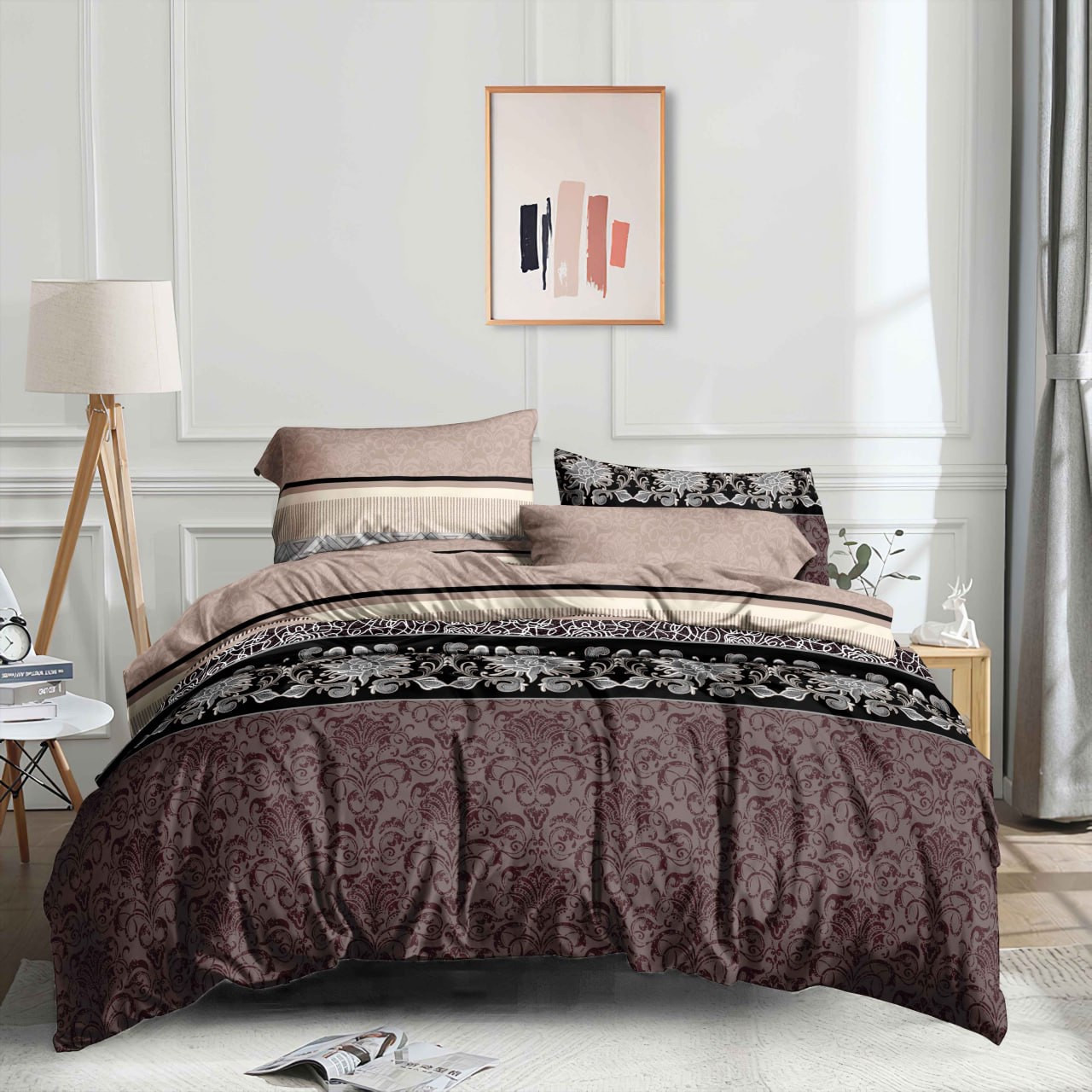 Ткань для постельного белья Сатин S-1878 (50м)