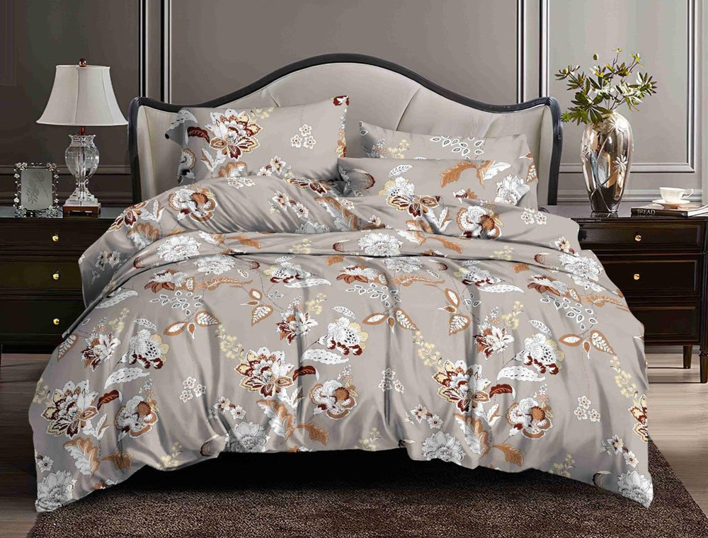 Полуторний набір постільної білизни 150*220 із полікотону №2010047 Черешенька™