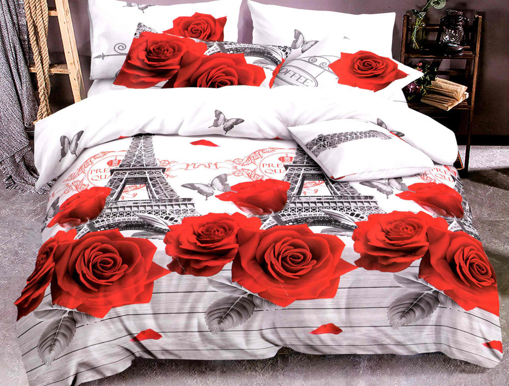 Євро-максі набір постільної білизни 200*220 із Бязі "Gold" №154161 Черешенка™