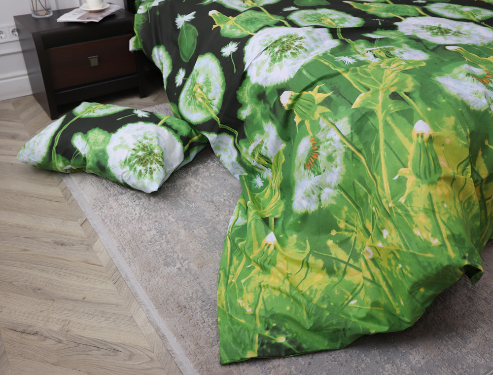 Євро-максі набір постільної білизни 200*220 із Бязі "Gold" №155027 Черешенка™