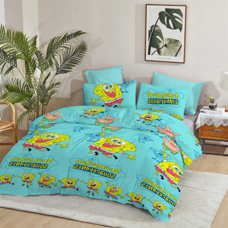 Ткань для постельного белья Бязь "Gold" Lux детская GL271turquoise 