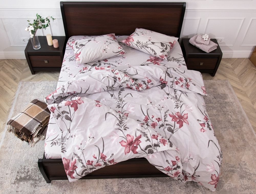 Сімейний набір постільної білизни із Бязі "Gold" №154709 Черешенка™