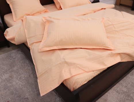 Евро макси набор постельного белья 200*230 из Страйп Сатина D-010