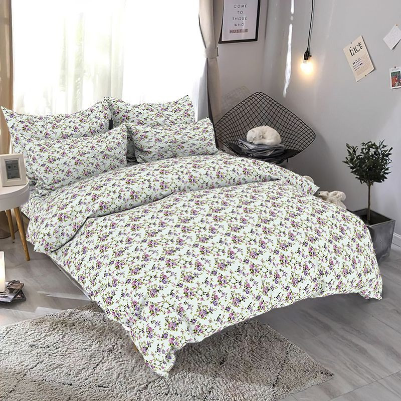 Ткань для постельного белья Бязь "Gold" Lux GL7875violet