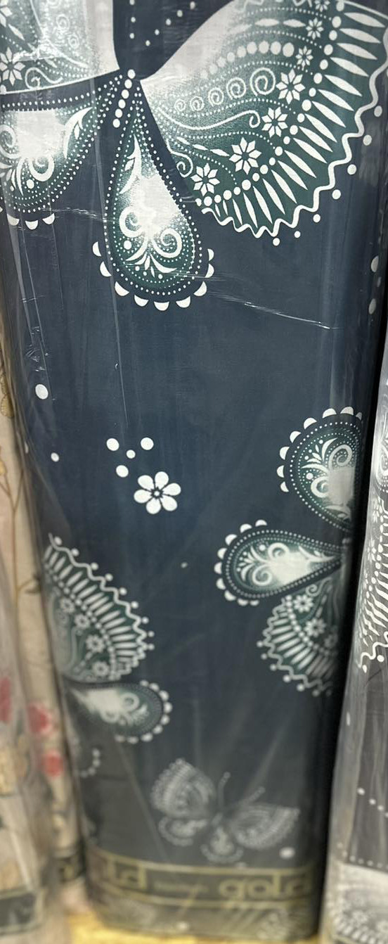 Ткань для постельного белья Бязь "Gold" Lux GL3434green