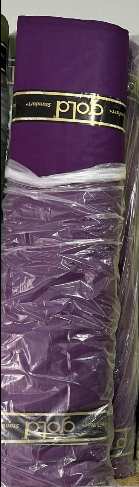Ткань для постельного белья Бязь "Gold" Lux однотонная GLTON78Violet (50м)