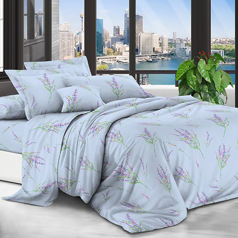 Полуторний набір постільної білизни 150*220 із полікотону №201893 Черешенька™