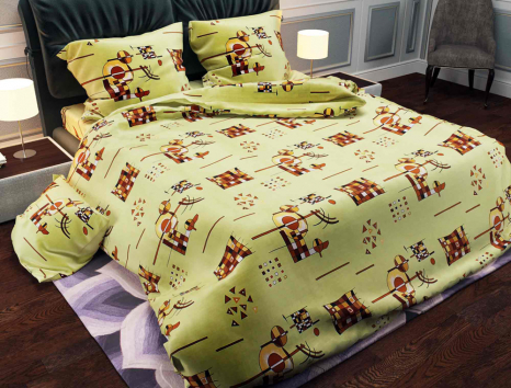 Тканина для постільної білизни Бязь "Gold" Lux GL244