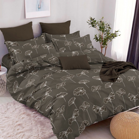 Ткань для постельного белья Бязь "Gold" Lux GL6014brown