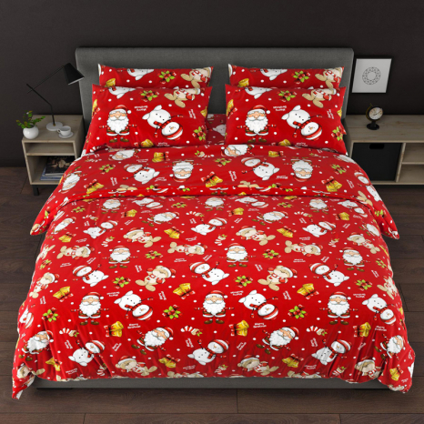 Двоспальний набір постільної білизни 180*220 із Бязі "Gold" №518111 Черешенка™