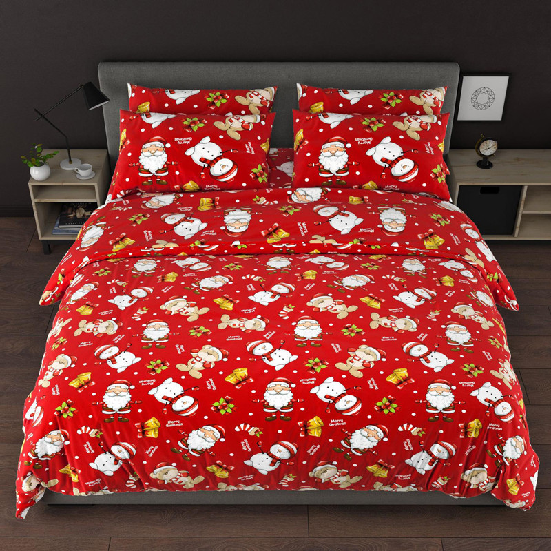 Двоспальний набір постільної білизни 180*220 із Бязі "Gold" №518111 Черешенка™