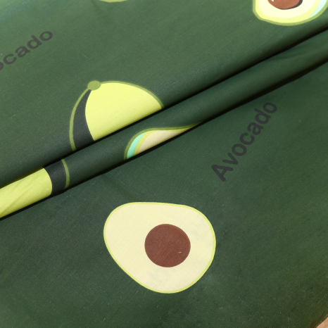 Ткань для постельного белья Бязь "Gold" Lux "Авокадо" GL3975 (A+B) - (50м+50м)