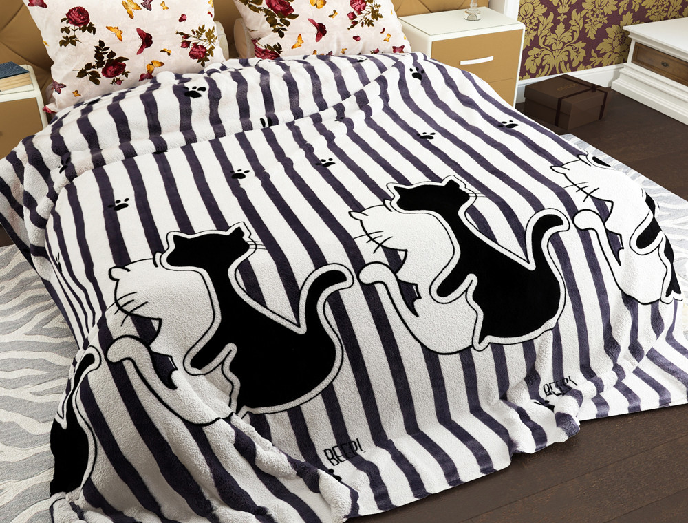 Двоспальний флісовий плед №33656