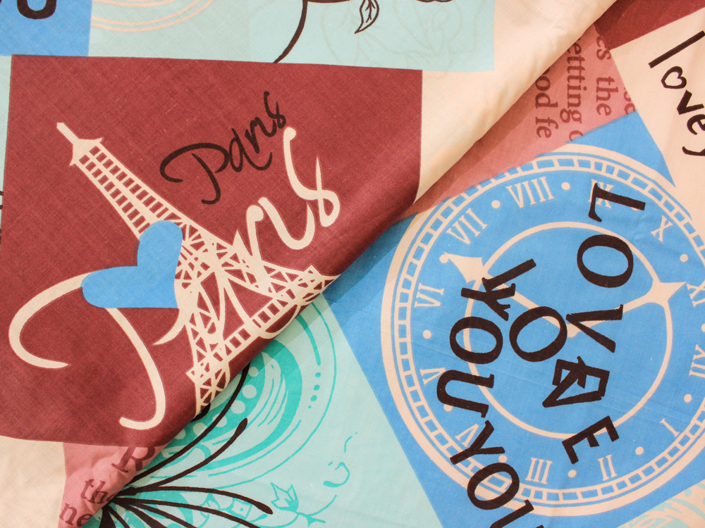 Євро-максі набір постільної білизни 200*220 із Бязі "Gold" №15861 Черешенка™