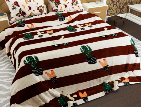 Евро-макси флисовый плед №336061