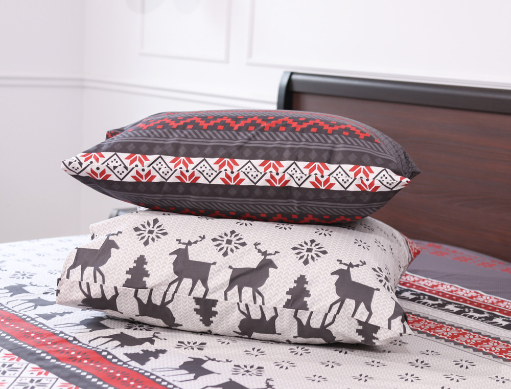 Семейный набор хлопкового постельного белья из Сатина №484637 Черешенка™