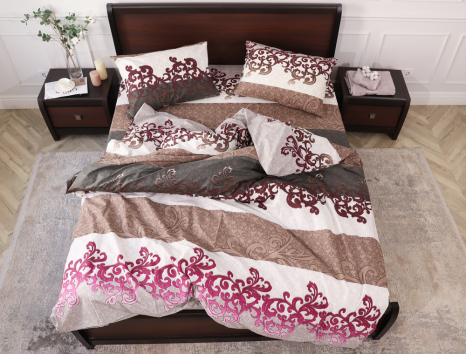 Євро-максі набір постільної білизни 200*220 із Бязі "Gold" №156904 Черешенка™