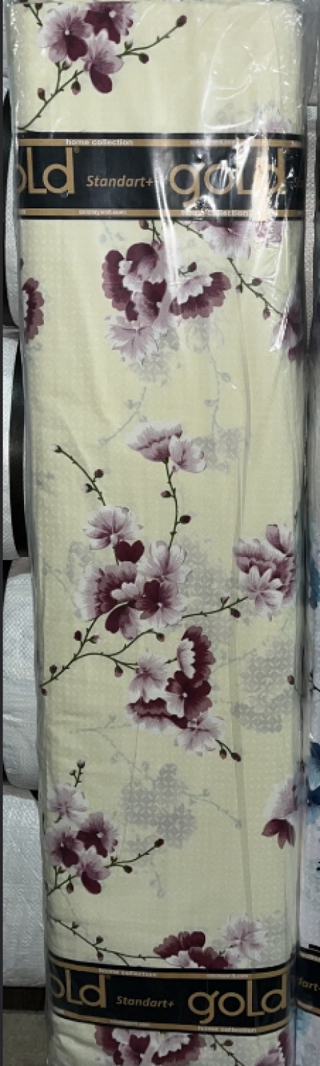 Тканина для постільної білизни Бязь "Gold" Lux GL40021beige