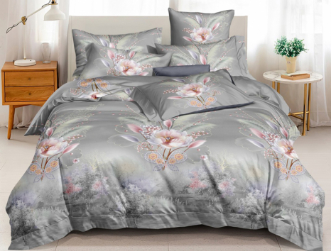 Ткань для постельного белья Сатин S-192 (A+B) - (60м+60м)