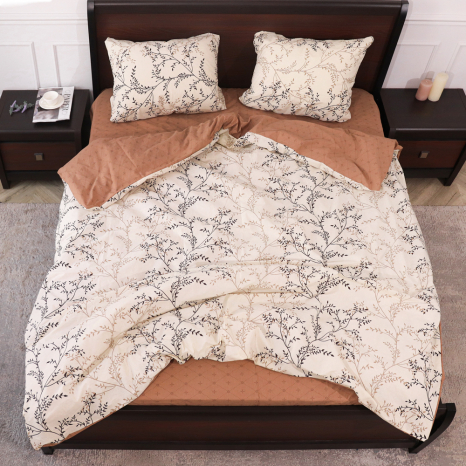 Полуторный набор постельного белья 150*220 из Бязи "Gold" №153307AB Черешенка™