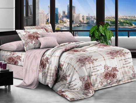 Двоспальний набір постільної білизни 180*220 із Ранфорсу №1831745 Черешенка™