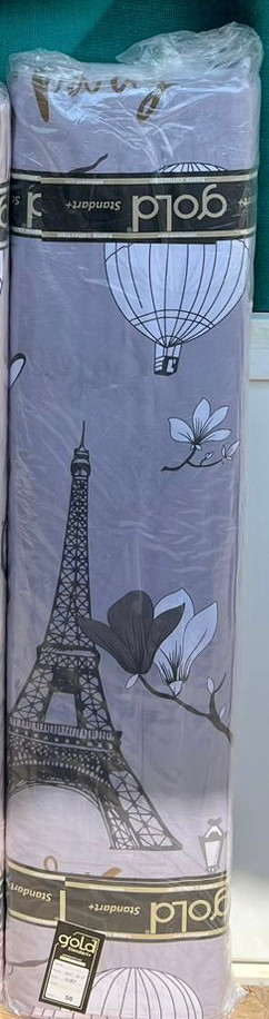 Ткань для постельного белья Бязь "Gold" Lux GL3322gray