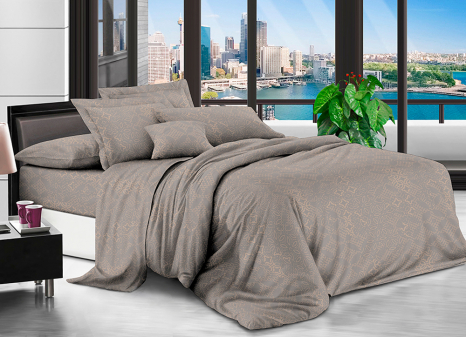 Полуторний набір постільної білизни 150*220 із полікотону №20210 Черешенька™