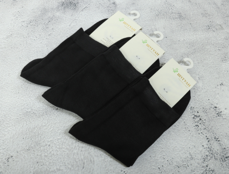 Женские носки Шугуан бамбук чёрные (37-40) №B2887-2