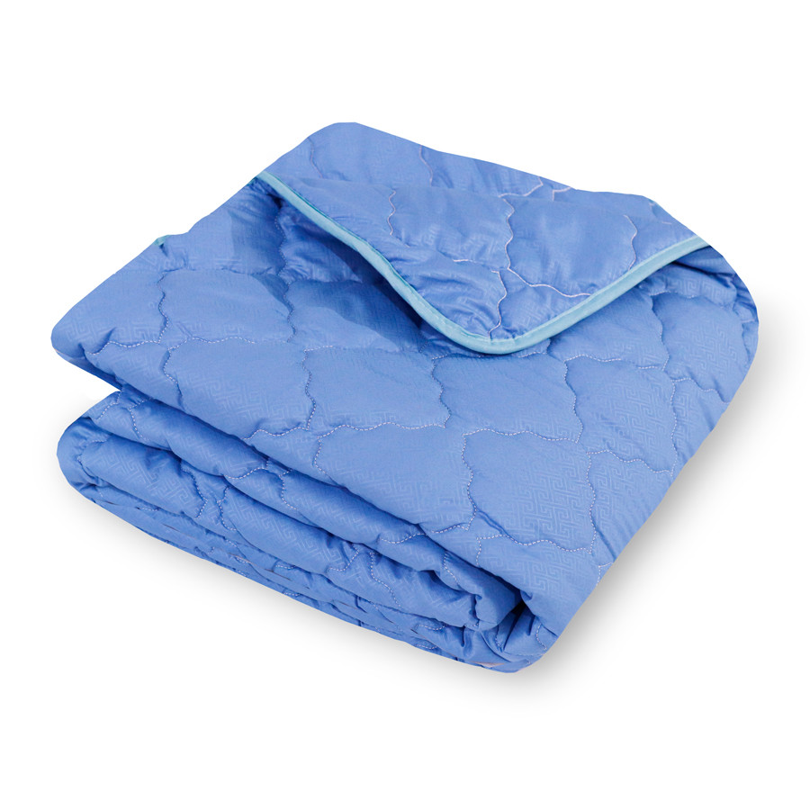 Двуспальное летнее одеяло микрофибра/холлофайбер №41137