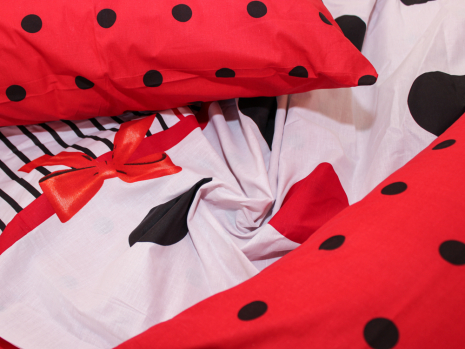 Євро-максі набір постільної білизни 200*220 із Бязі "Gold" №157512AB Черешенка™