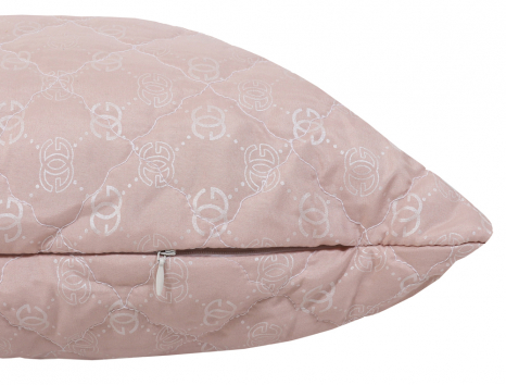 Подушка стьобана на блискавці 70*70 мікрофібра/холлофайбер №7070-3