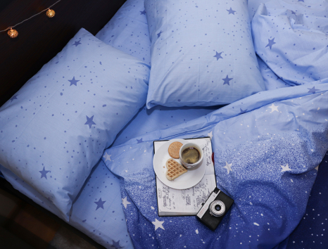 Сімейний набір постільної білизни із Бязі "Gold" №154096AB Черешенка™