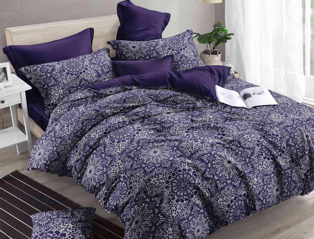 Двоспальний набір постільної білизни 180*220 із Ранфорсу №183122 Черешенка™