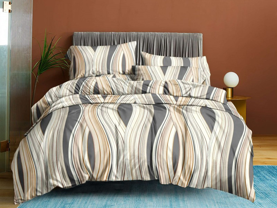 Полуторний набір постільної білизни 150*220 із полікотону №201391 Черешенька™