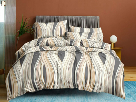 Полуторний набір постільної білизни 150*220 із полікотону №201391 Черешенька™