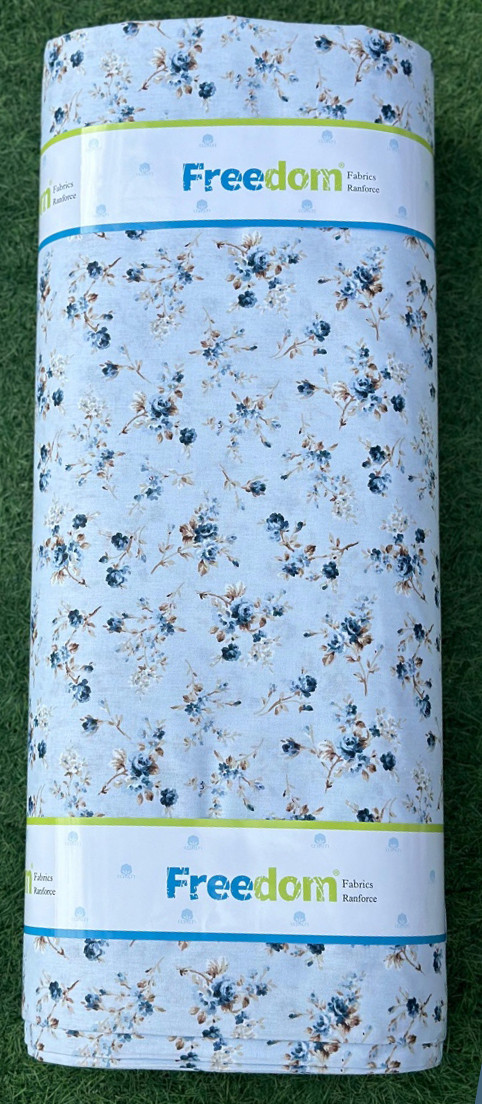 Ткань для постельного белья Ранфорс R-11-72blue (30м)