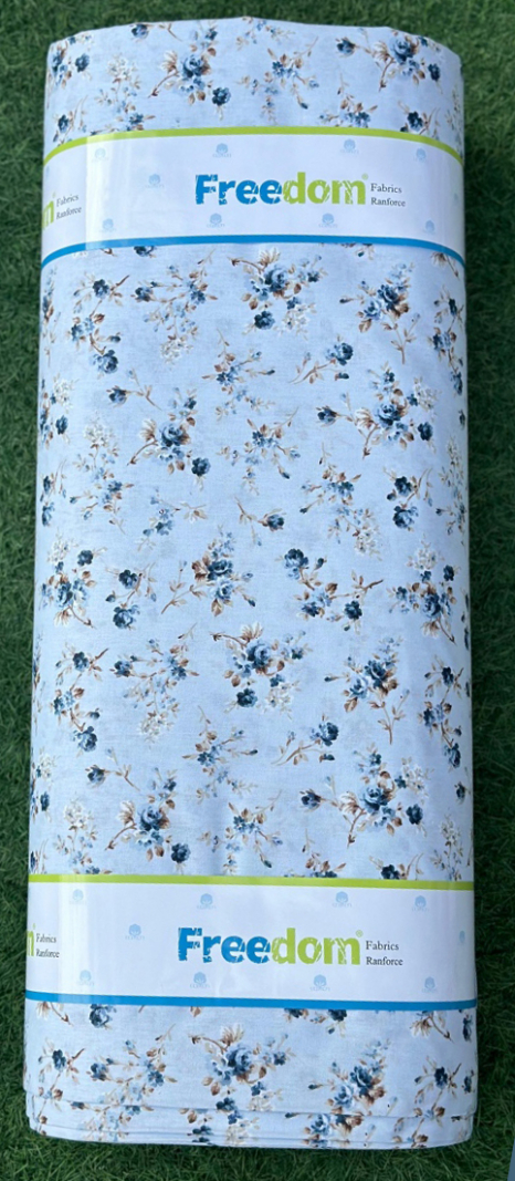 Ткань для постельного белья Ранфорс R-11-72blue (30м)