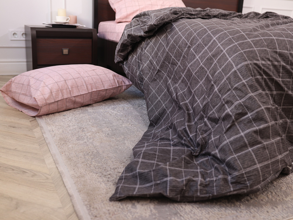 Евро макси набор постельного белья 200*220 из Сатина №44332AB Черешенка™