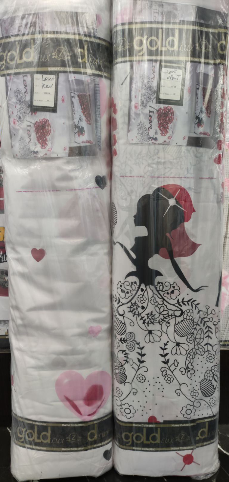 Ткань для постельного белья Бязь "Gold" Lux GL3781 (A+B) - (50м+50м)