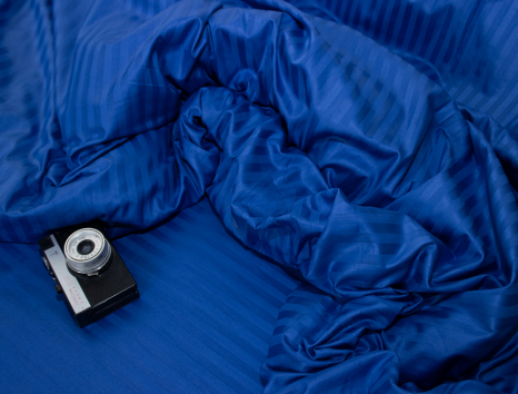 Сімейний набір постільної білизни зі Страйп Сатину №50666 Черешенка™