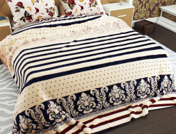 Двоспальний флісовий плед №33406