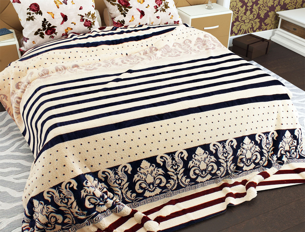 Двоспальний флісовий плед №33406