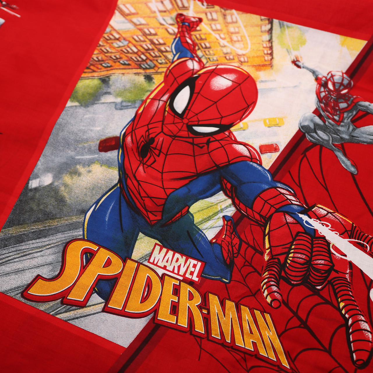 Ткань для постельного белья Бязь "Gold" Lux детская "Человек-паук" GLB4517