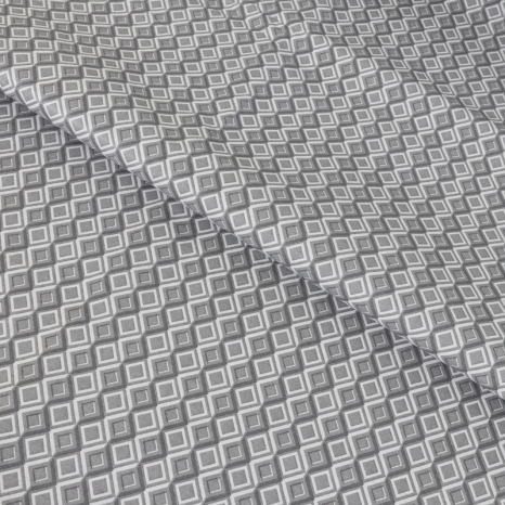 Ткань для постельного белья Бязь "Gold" Lux GL1899blue (A+B) - (50м+50м)