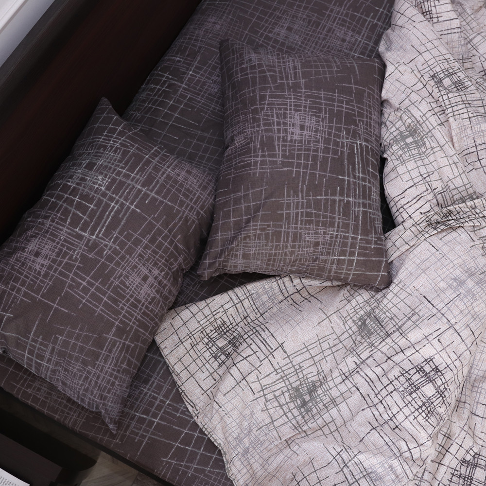 Двоспальний набір постільної білизни 180*220 із Бязі "Gold" №157867AB Черешенка™