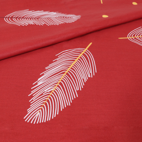 Тканина для постільної білизни Бязь "Gold" Lux GL3660red